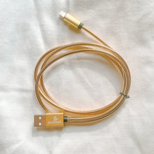 Load image into Gallery viewer, Bunny-Proof USB Cables - "Spicy Hay"